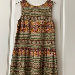 Anthropologie Hermant & Nandita Silk Beaded Dress